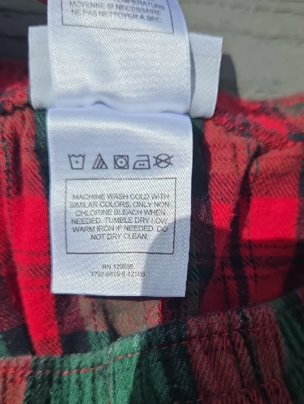 Disney Red and Green Plaid Mickey Shorts - Picture 6 of 10